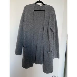 Madewell Grey Soft Long Cardigan